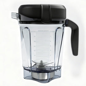 Cheuyeehui 64oz low-profile pitcher compatible with Vitamix in use.