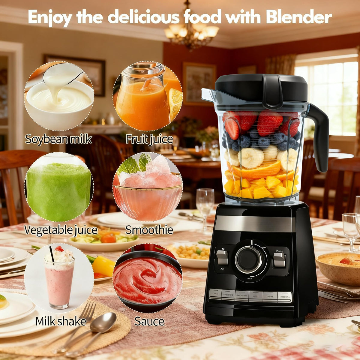 Cheuyeehui BPA-free materials promote safe blending for families.
