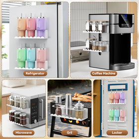 Chewlish kitchen and outdoor cup storage with magnet for versatile use.