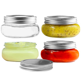 CHGShine wide-mouth jar 8oz for easy filling and visibility