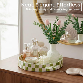 Chi An Home bathroom vanity tray for organized display