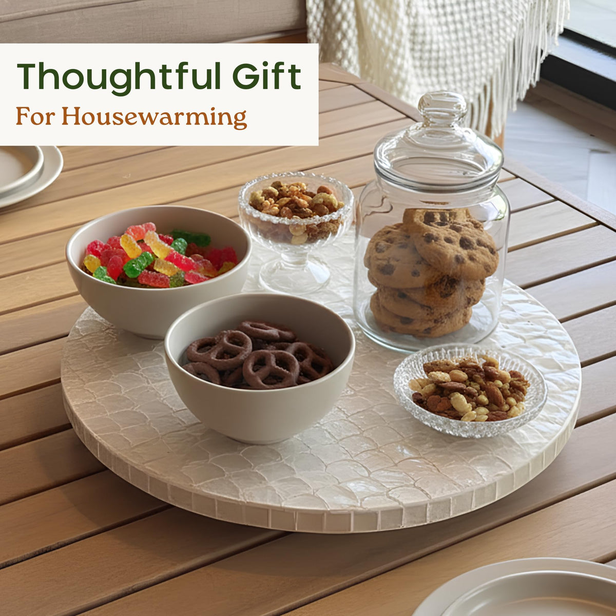 Chi An Home care notes on wipe-clean finish and indoor use.