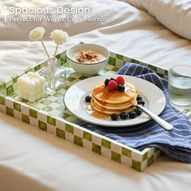 Chi An Home durable wood tray construction supports daily use
