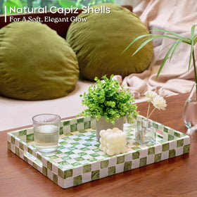 Chi An Home handmade inlay highlights artisan capiz craftsmanship