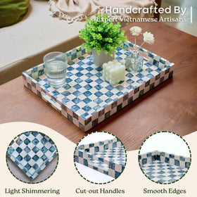 Chi An Home serving tray ideal for ottomans and coffee tables.