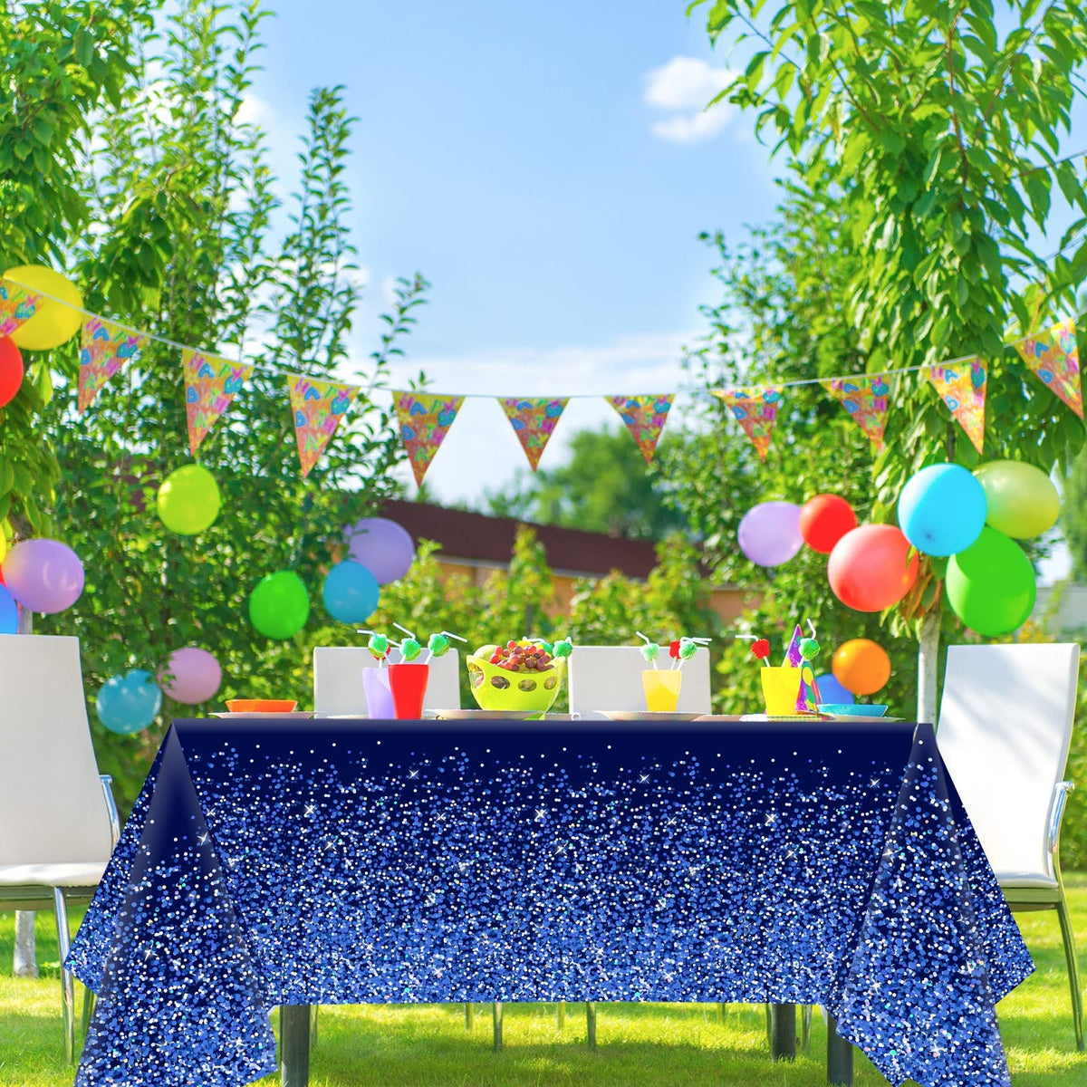 Chiazllta multipurpose tablecover suits indoor and outdoor celebrations