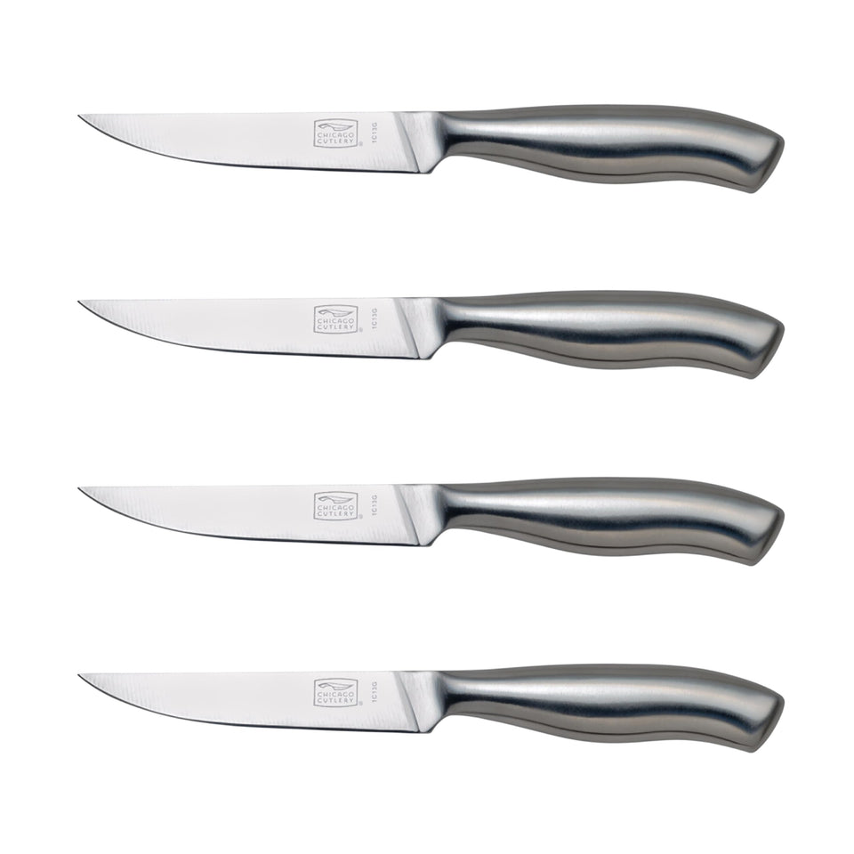 Chicago Cutlery Insignia 4-piece steak knives ready for family meals.