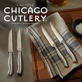 Chicago Cutlery Insignia full tang construction for durable daily use.