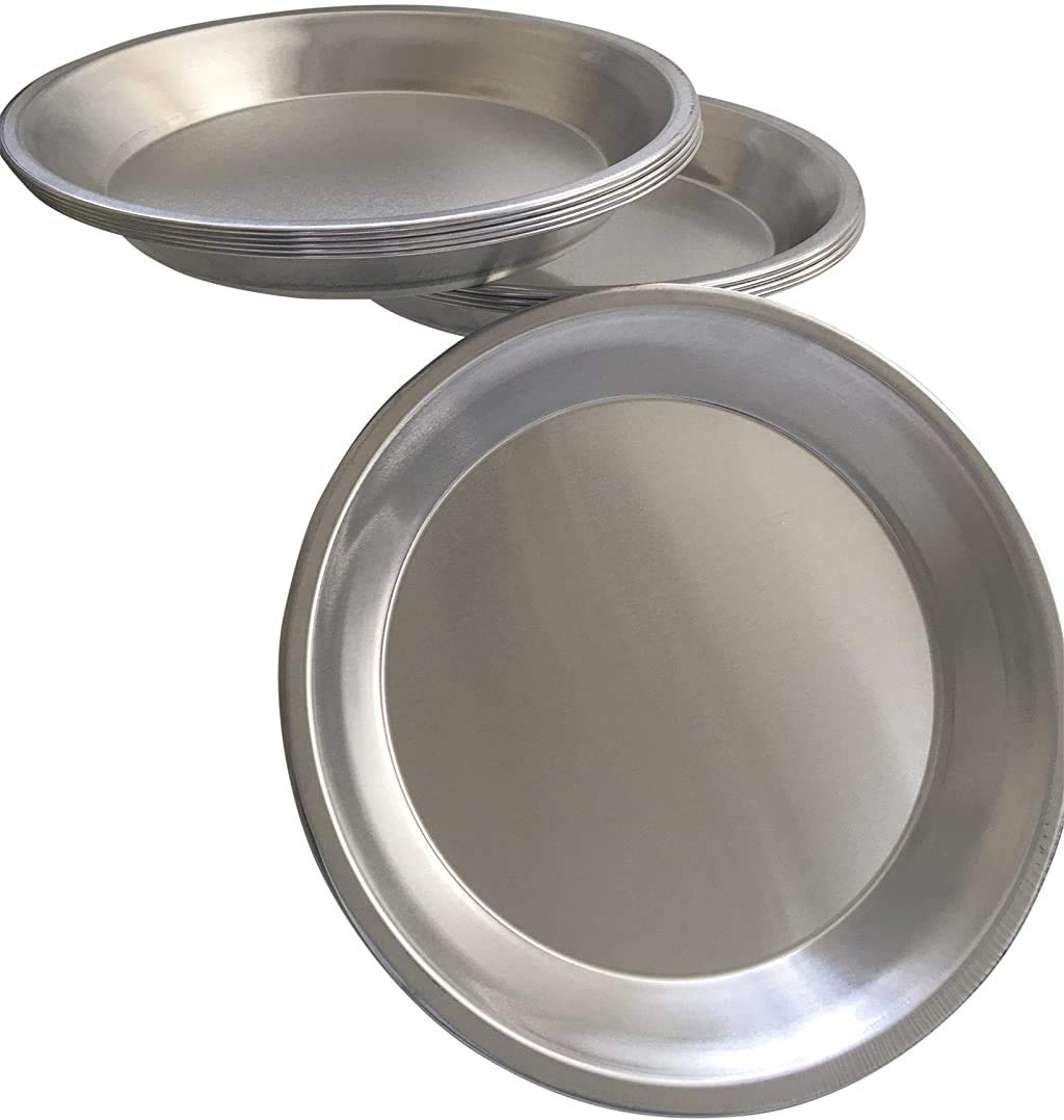 Chicago Metallic 9-inch pie plate set of 10 for even crusts and reliable baking.