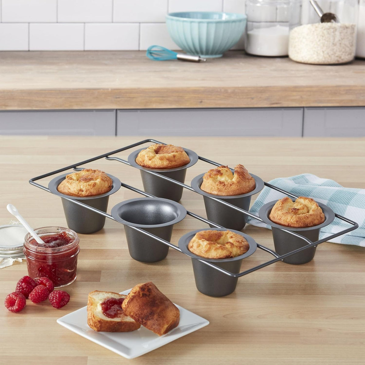 Professional bakeware by Chicago Metallic suitable for muffins and cornbread