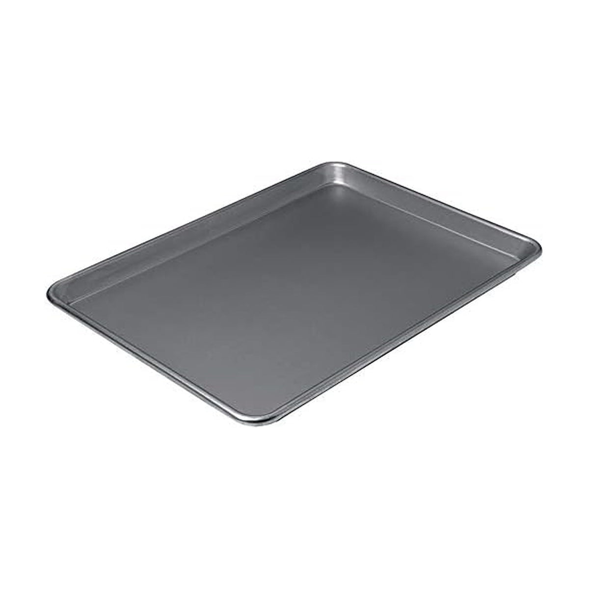 Chicago Metallic Professional non-stick baking sheet in flat lay for even heat distribution.