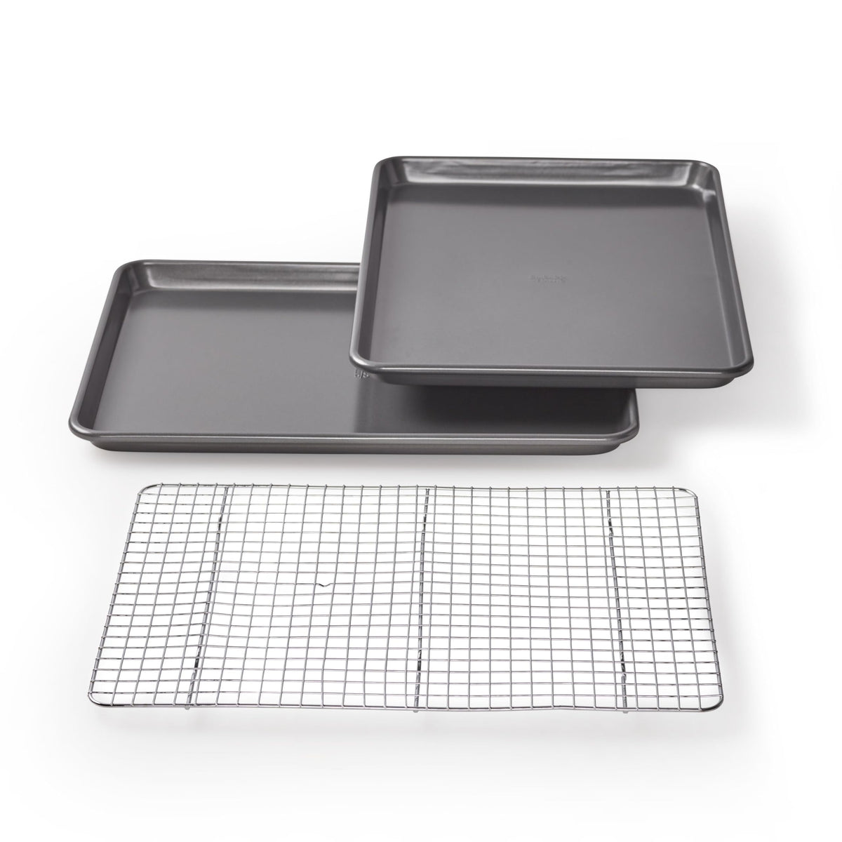 Chicago Metallic professional non-stick cookie pan for even browning and easy release.
