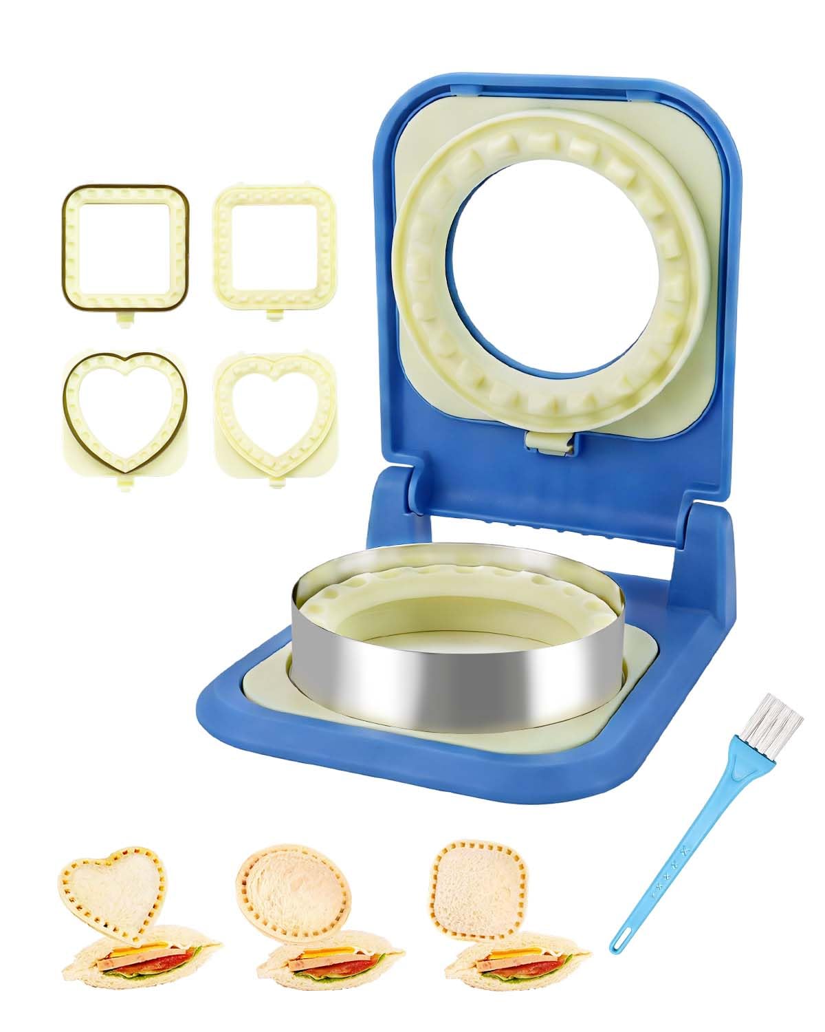 CHICHAUS uncrustable heart-cut press for kid-friendly lunches.