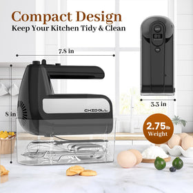 CHIDOLL compact lightweight design fits neatly in small kitchens