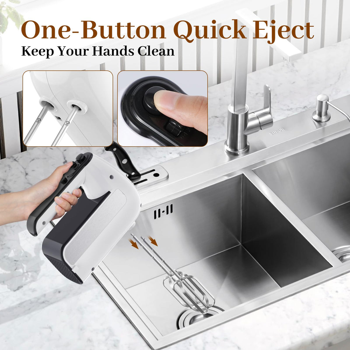 CHIDOLL eject button for effortless attachment release