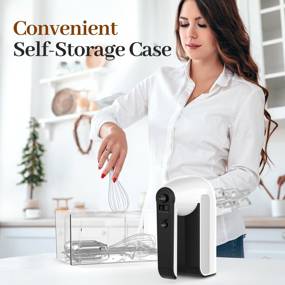 CHIDOLL stainless steel attachments for durable, easy cleanup