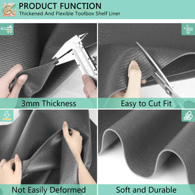 ChiKiner non-slip work surface pad reduces movement and noise.