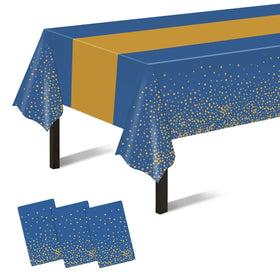 Childom disposable tablecloth helps protect surfaces during celebrations.