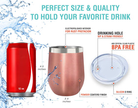 CHILLOUT LIFE double-wall vacuum insulation preserves cold or hot drinks for hours