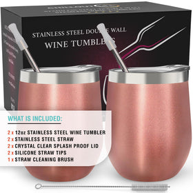 CHILLOUT LIFE powder-coated rose-gold finish resists fading and chipping