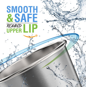 CHILLOUT LIFE interior electro-polished steel stays rust-free with lasting shine.