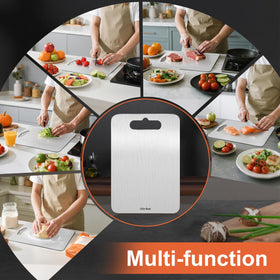 Chin-Best titanium cutting board indoor outdoor use for versatile cooking