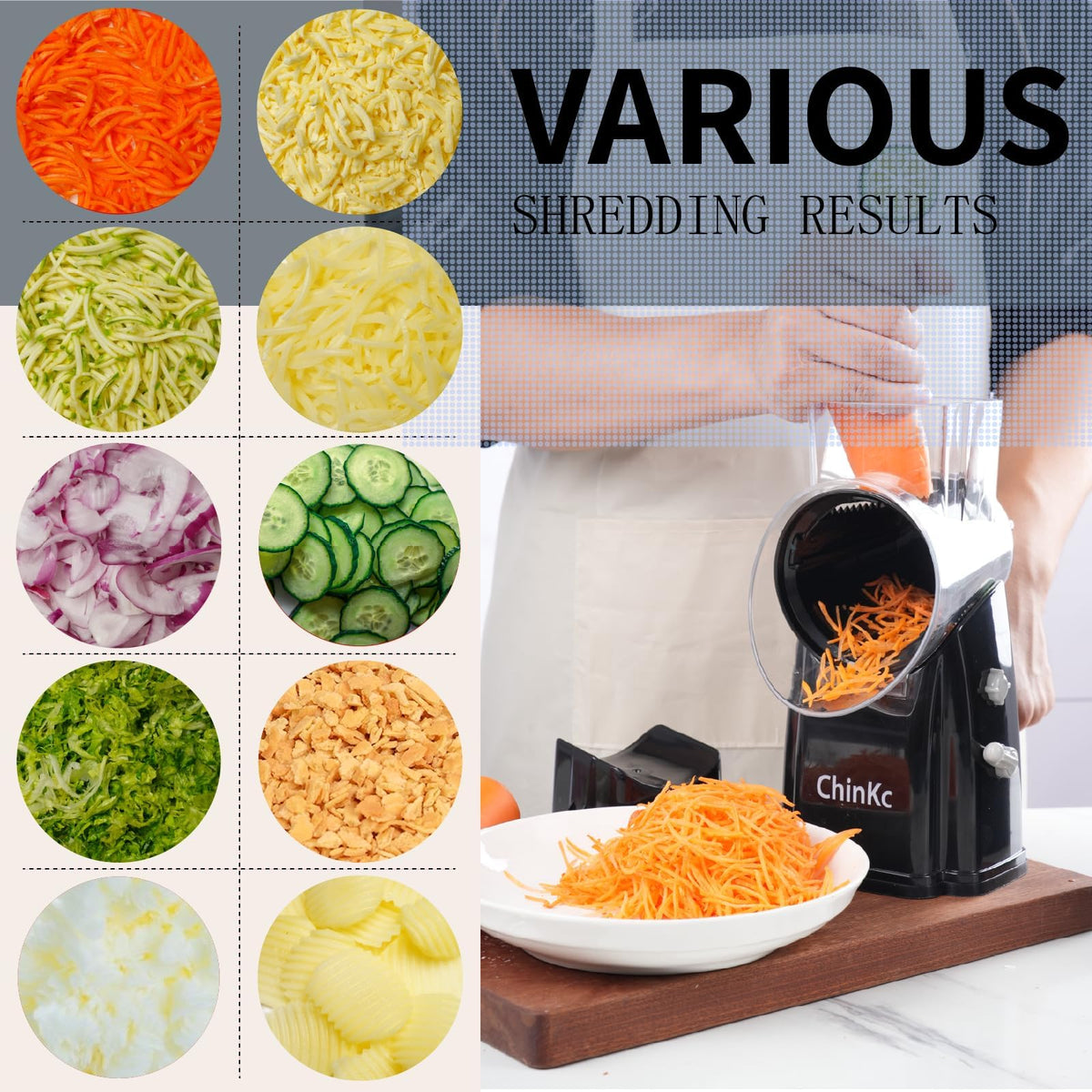 ChinKc blade storage box keeps blades neatly organized and ready.