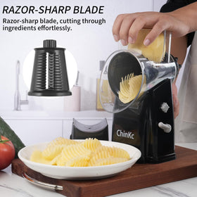 ChinKc easy-clean design allows quick rinse and dishwasher-safe cleanup.
