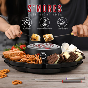 CHOCOSMORE 12 oz melting bowl for smooth chocolate fondue.