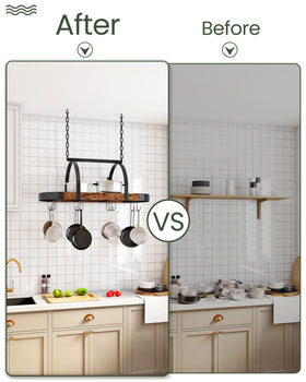 CHOEZON greige option blends with light wood and steel fixtures