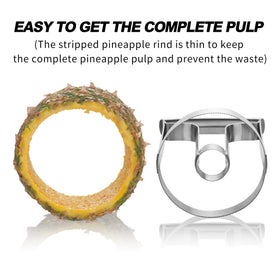 Choxila pineapple peeling and coring tool for quick fruit prep.