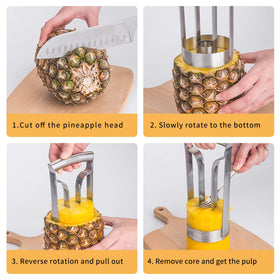 Choxila pineapple corer with easy-clean design after use.