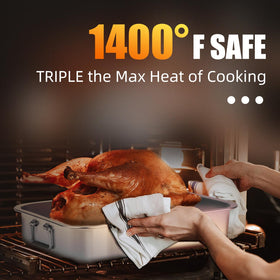 Chrysovereign 2cm lift rack elevating turkey for even cooking