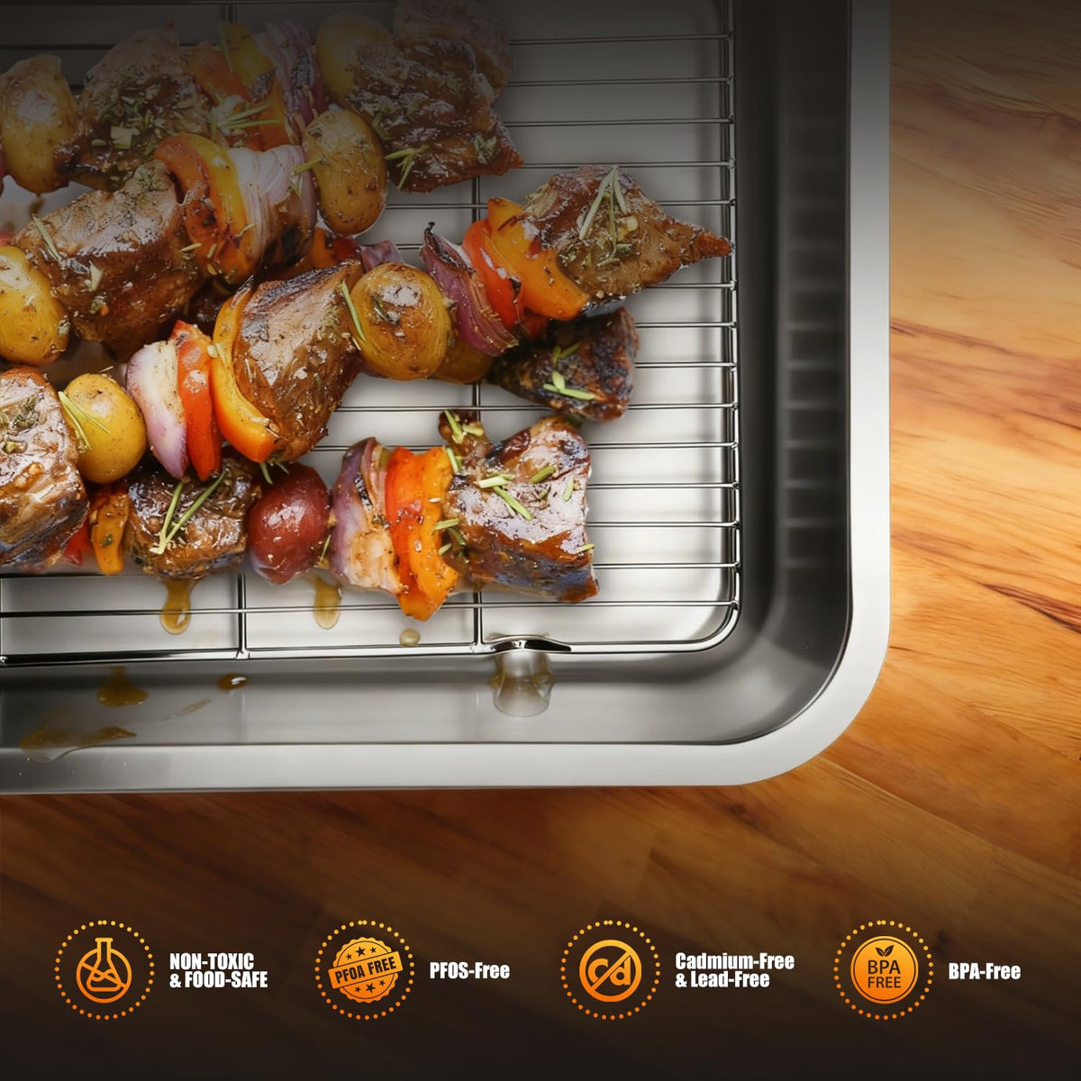 Chrysovereign stainless steel construction tolerates high heat