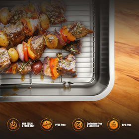 Chrysovereign stainless steel construction tolerates high heat