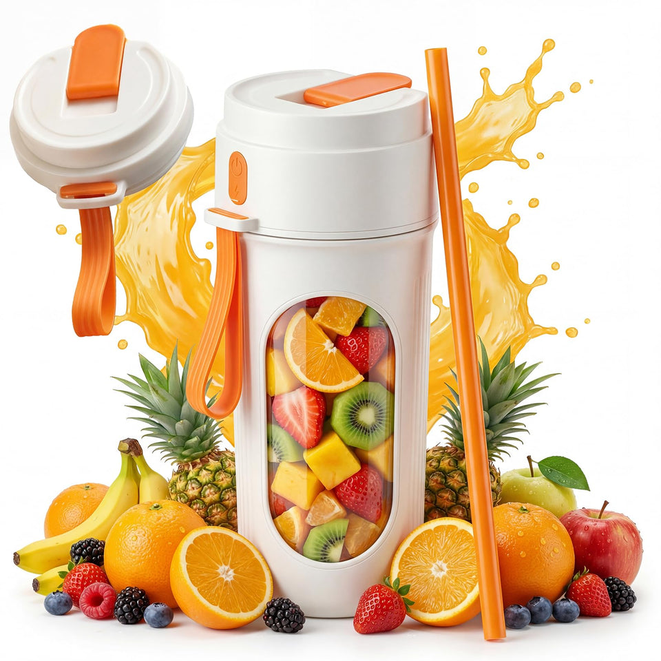 Chufa portable blender with 12 blades for silky smoothies on the go