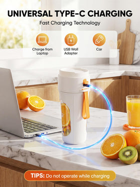 Chufa USB-C rechargeable blender for cordless blending anywhere