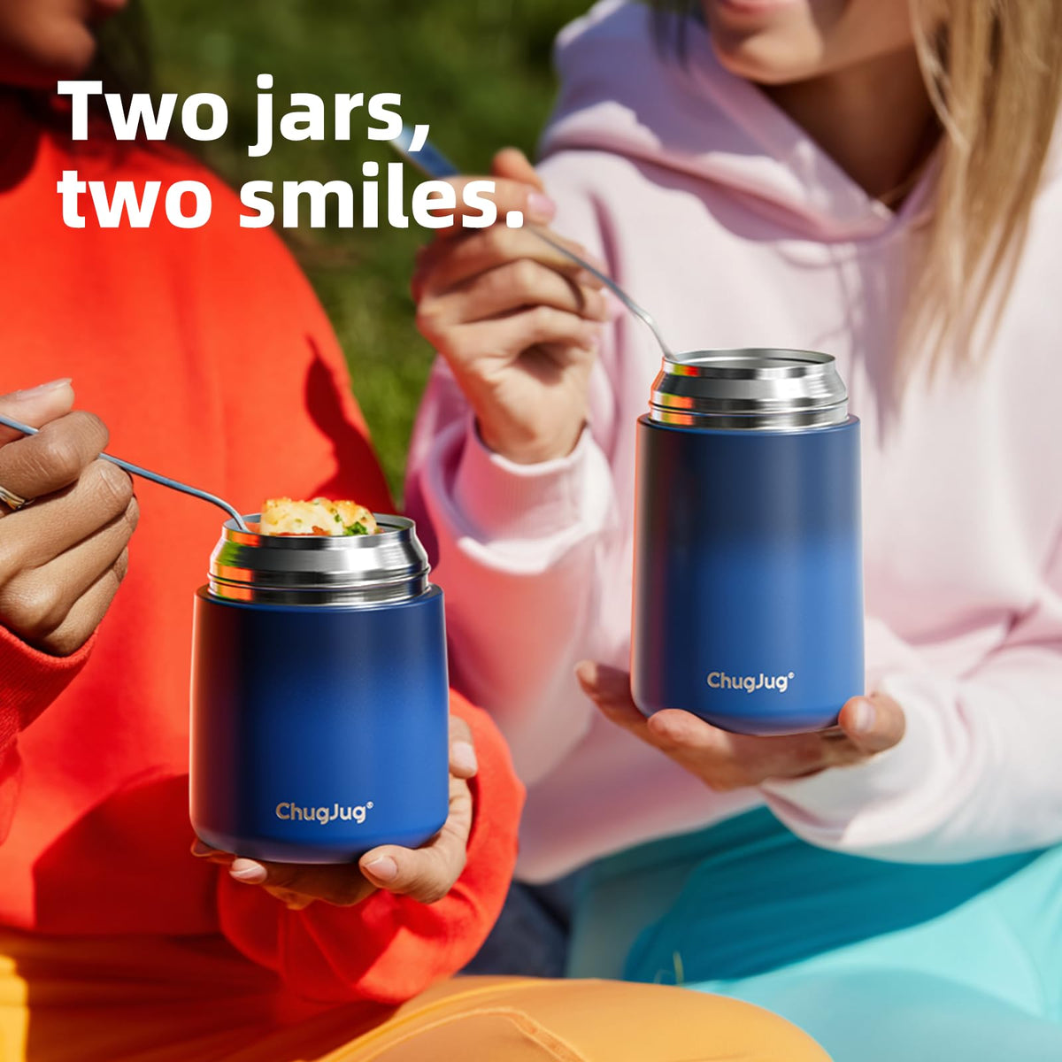 ChugJug Thermo kids lunch use supports portable meals.