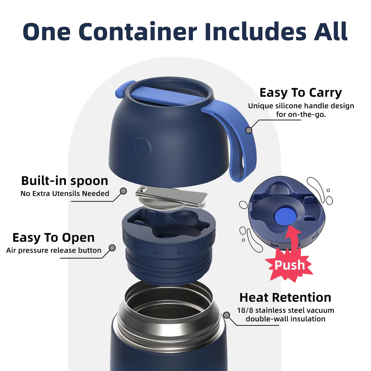ChugJug Thermo lid-as-bowl offers versatile serving options.