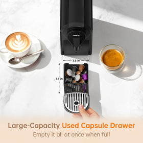 CHULUX Bafè-Pro 24oz reservoir supports multiple cups without refilling.