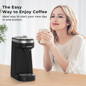 CHULUX BPA-free water tank ensures safe coffee or tea preparation.