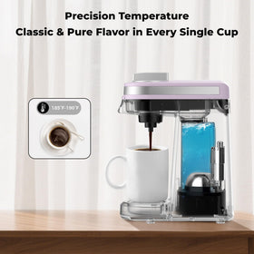 CHULUX built in water filter visible for purer tasting brews