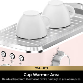 Compact 5.5-inch width fits small kitchens or desks