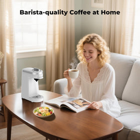CHULUX mini coffee maker uses BPA-free components for safe, easy cleaning.