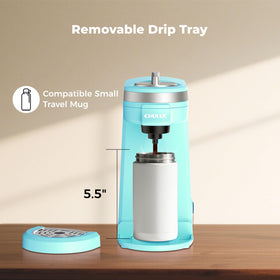 BPA-free water tank and detachable parts on CHULUX Mini Coffee Maker.