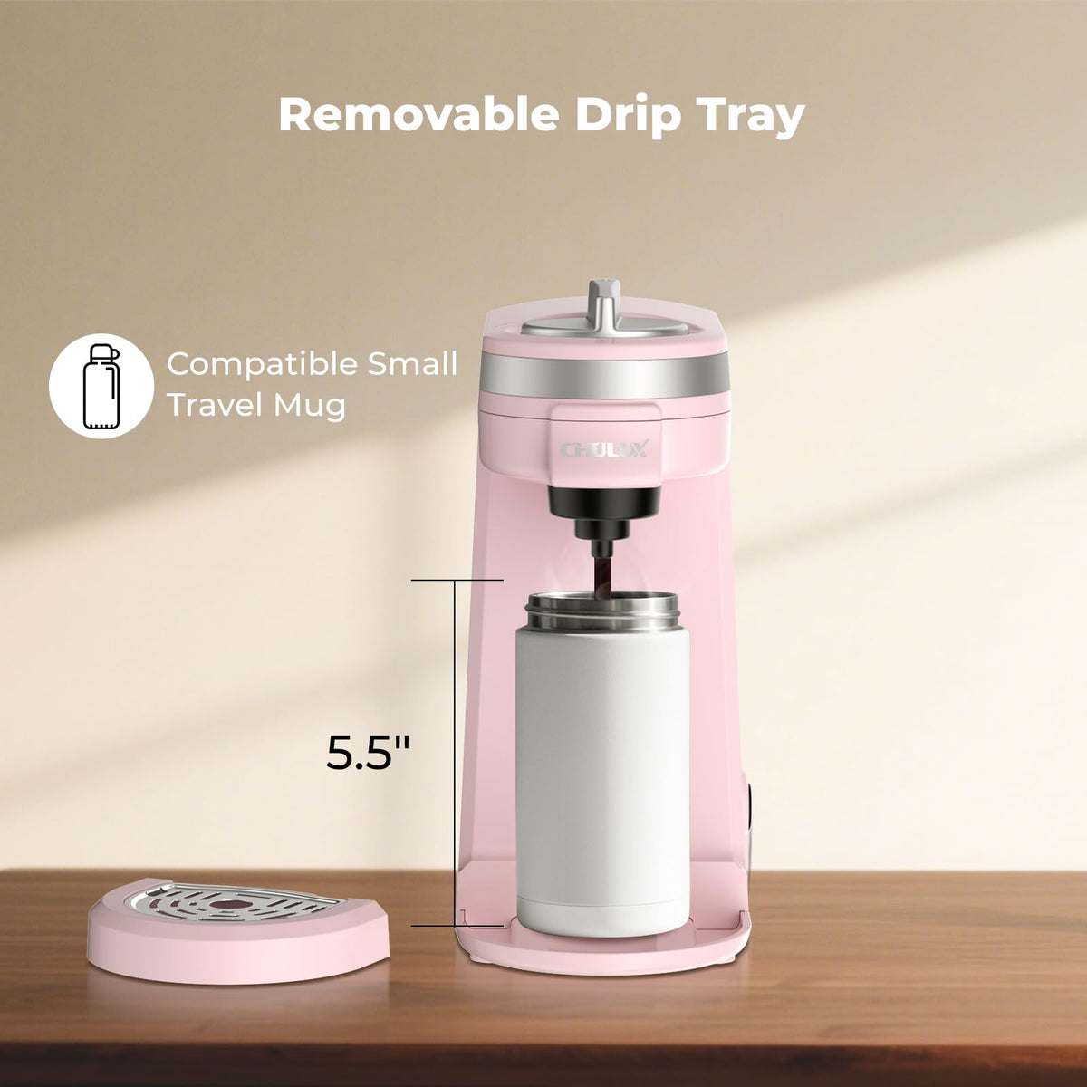 CHULUX compact travel-ready design ideal for small spaces