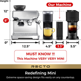 CHULUX RectoCafé compact design powers easy daily coffee routines.