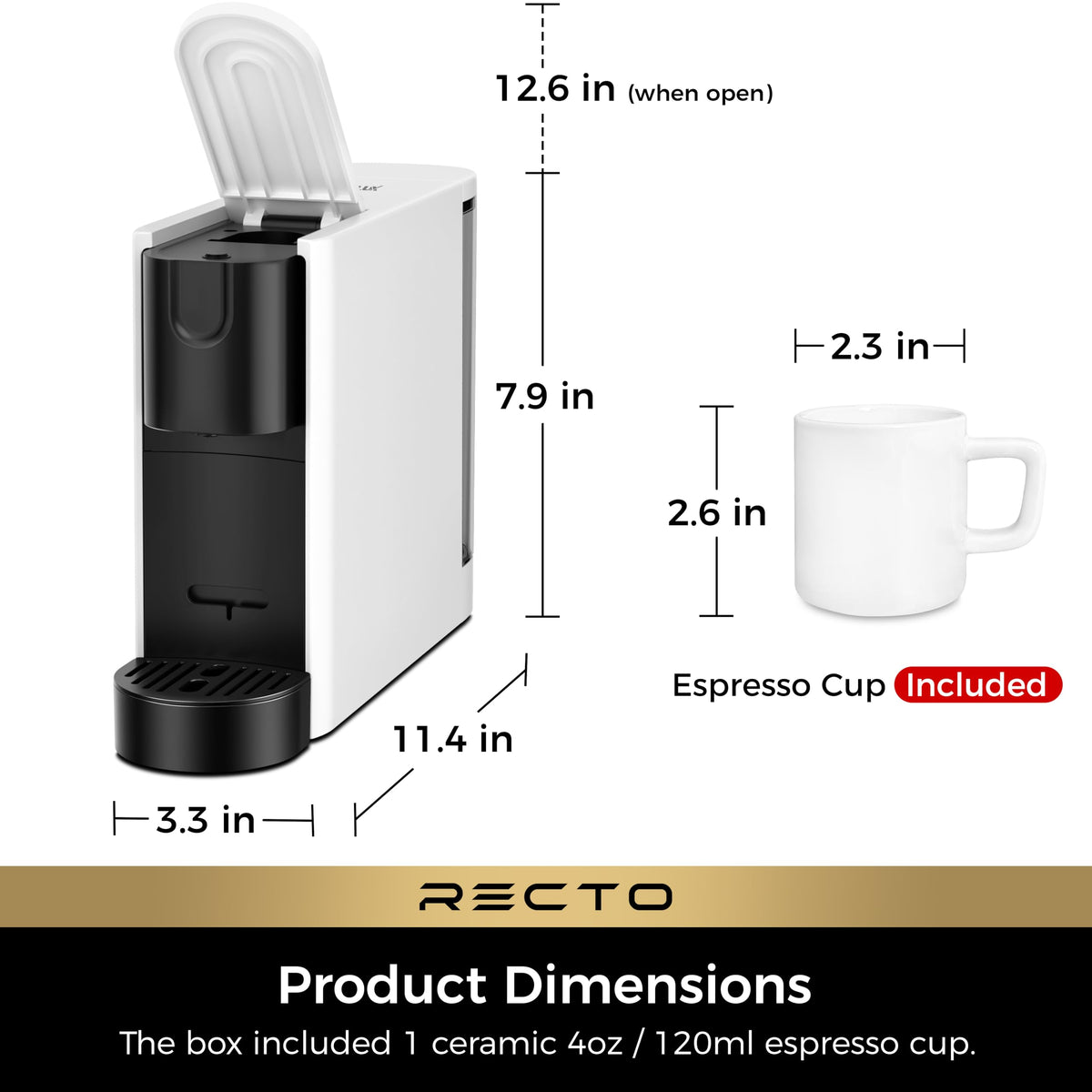 CHULUX RectoCafé in action brews capsules into a mug quickly.