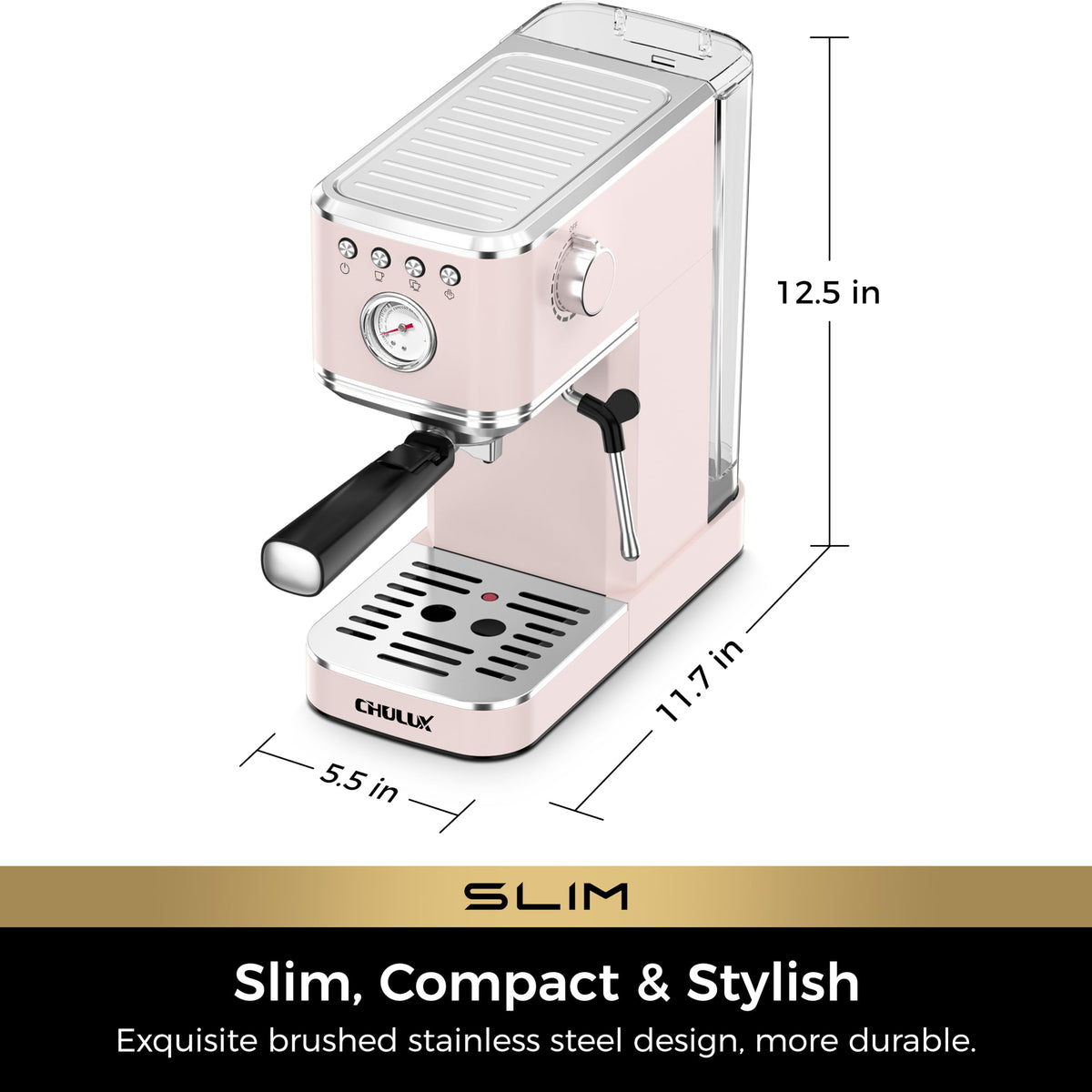 Removable drip tray for easy pouring and cleaning
