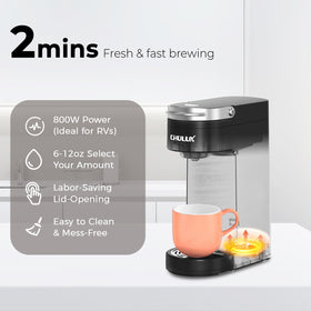 CHULUX Slim-compact-design highlights space-saving elegance ideal for apartments and dorm rooms.